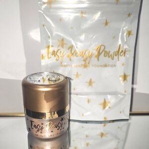 Belle Beauty by Kim Gravel Easy Peasy Powder Matte Mineral Foundation TAN New